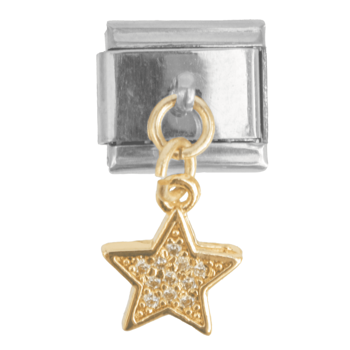 Estrella Dorada Colgante - Charm Italiano
